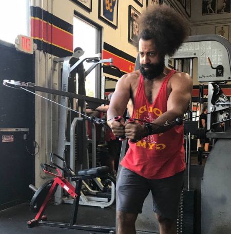 Reggie Watts has shed 60 pounds of fat and put on 20 pounds of muscle.